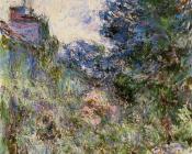 克劳德 莫奈 : The House Seen from the Rose Garden